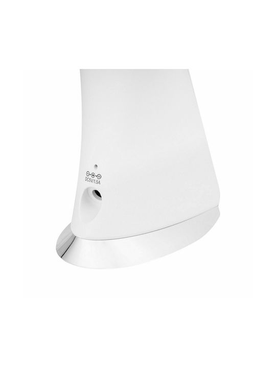 Rebel LED Schreibtischlampe mit flexiblem Arm in Weiß Farbe