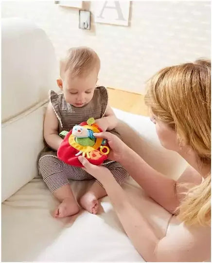 Haba Animăluț Teether Cuddly Caterpillar Mina din Țesătură pentru 0++ Luni