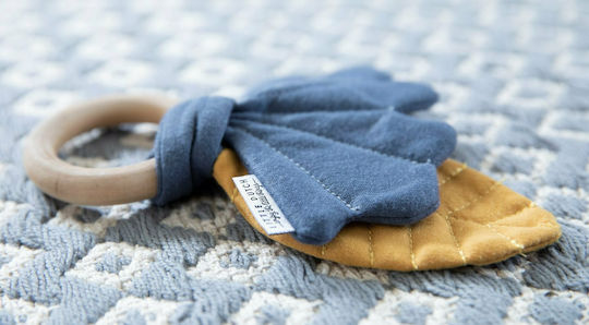 Little Dutch Baby Cloth Crinkle toy leaves Pure & Nature Blue