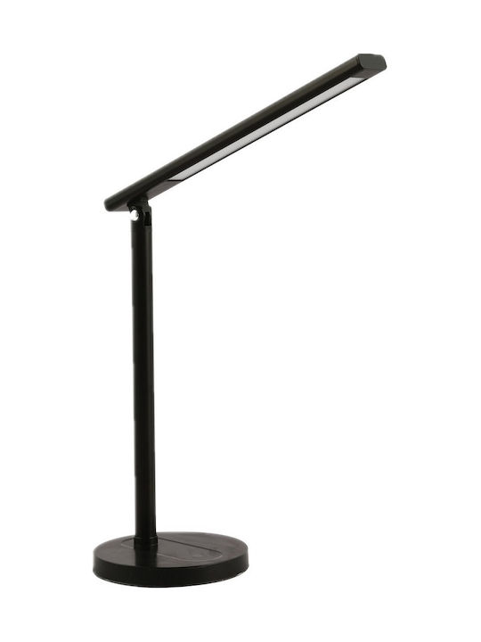 VK Lighting LED Φωτιστικό Γραφείου Αναδιπλούμενο σε Μαύρο Χρώμα