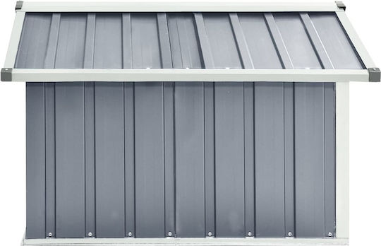 vidaXL Στέγαστρο Χλοοκοπτικού Γκρι 92x97x63cm από Γαλβανισμένο Ατσάλι 150908