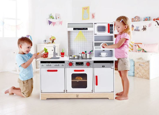 Hape Children's Kitchen All in 1 Kitchen made of Wood for 3+ years Years 14pcs