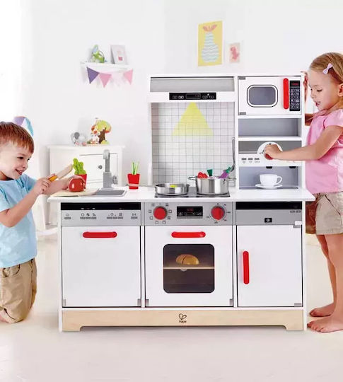 Hape Children's Kitchen All in 1 Kitchen made of Wood for 3+ years Years 14pcs