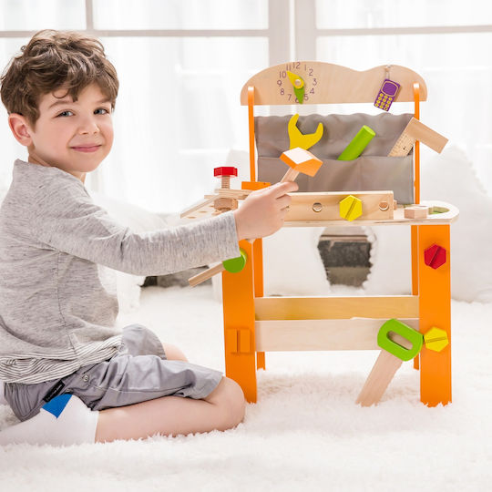 Classic World Tool Bench από Ξύλο για 3+ Ετών 37τμχ