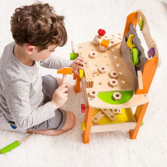 Classic World Tool Bench από Ξύλο για 3+ Ετών 37τμχ