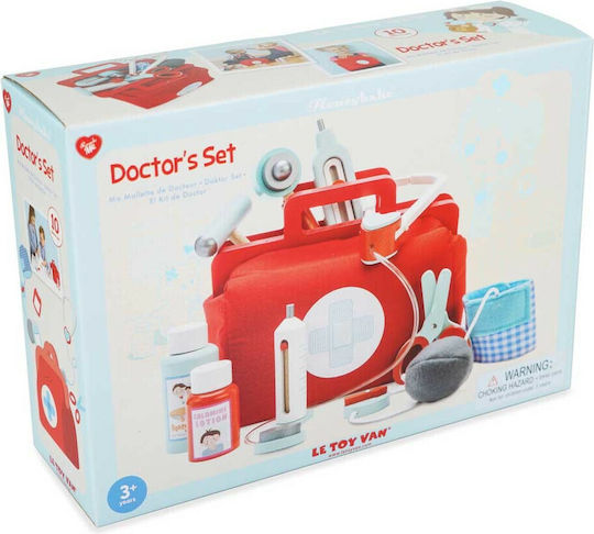 Le Toy Van Ξυλινο Ιατρικο Σετ από Ξύλο για 3+ Ετών 10τμχ