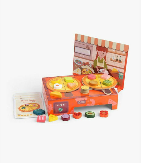 Top Bright Cuptor cu Pizza din Lemn pentru 3+ Ani 40 Bucăți