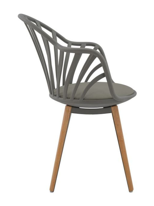 Anais Stühle Speisesaal Gray 1Stück 60x61x85.5cm