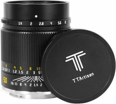 TTArtisan Full Frame Φωτογραφικός Φακός 50mm f/1.4 Σταθερός για Nikon Z Mount Black