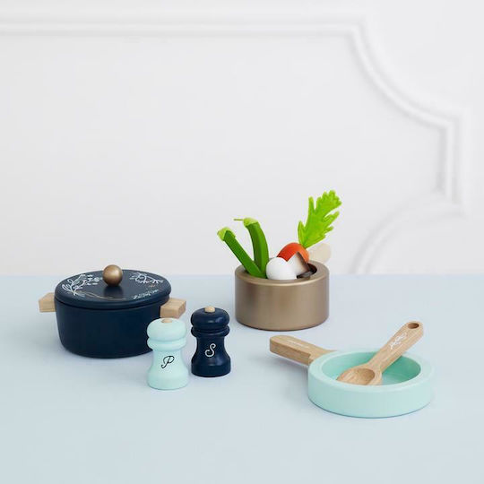 Le Toy Van Pots & Pans από Ξύλο για 3+ Ετών 6τμχ