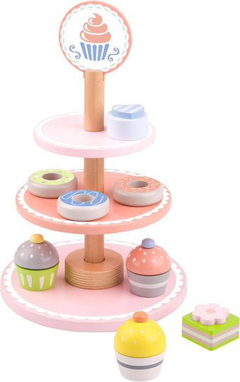 Tooky Toys Wooden Sweet Stand For 3+ Years 9pcs