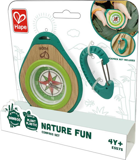 Hape Дървена Пирографирана Компас За 4+ Години