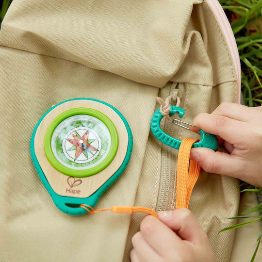 Hape Дървена Пирографирана Компас За 4+ Години