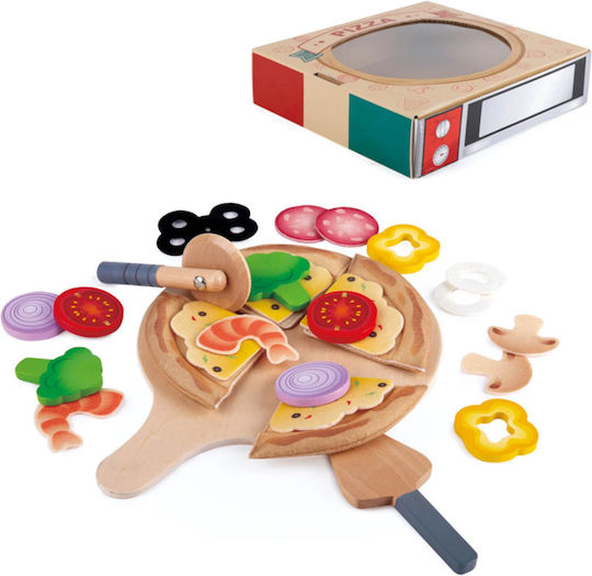 Hape Η Τέλεια Πίτσα από Ξύλο για 3+ Ετών 29τμχ