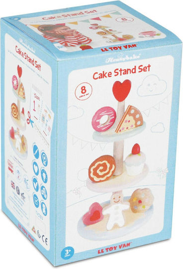 Le Toy Van Комплект Дървена Поставка За Торта За 3+ Години 7 Части