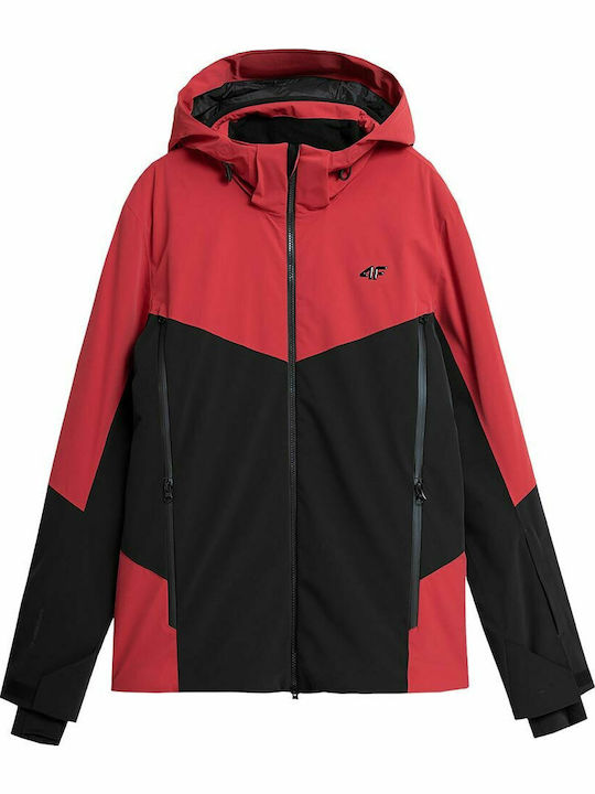 4F Men's Ski & Snowboard Jacket Red H4Z21-KUMN013-61S