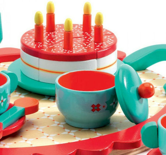 Djeco Wooden Birthday Party Plate for 4+ Years
