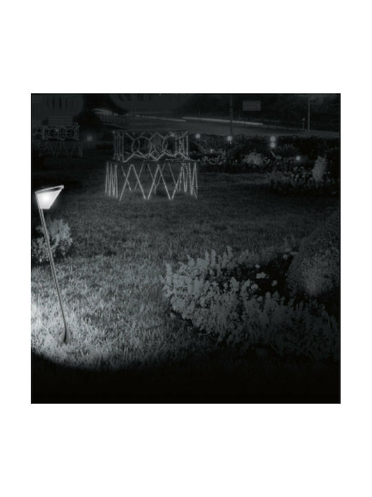 Sun Light LED Small Post Outdoor Floor Lamp 6W With Warm White Light IP54 Gray