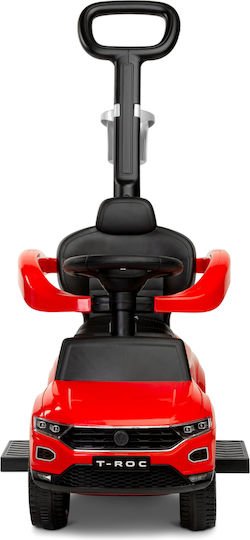 Toyz VW T-Roc Αυτοκινητάκι Ride On με Χειρολαβή για 12+ μηνών Κόκκινο