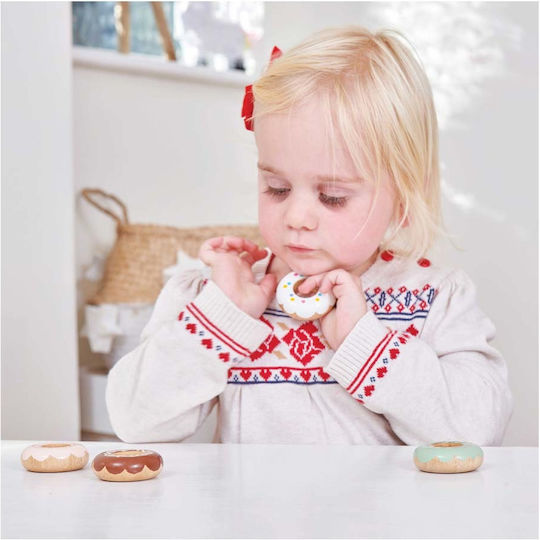 Le Toy Van Wooden Donuts από Ξύλο για 2+ Ετών 4τμχ