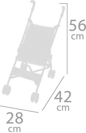 De Cuevas Καρότσι για Κούκλα για 3+ Ετών 56 εκ.