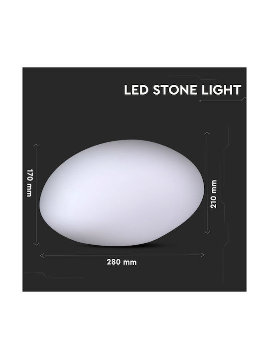 V-TAC VT-7802 Φωτιστικό Γλόμπος LED Εξωτερικού Χώρου 1W RGB IP67