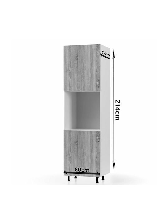 Coloană de bucătărie Modest 60x57x214cm Σονόμα