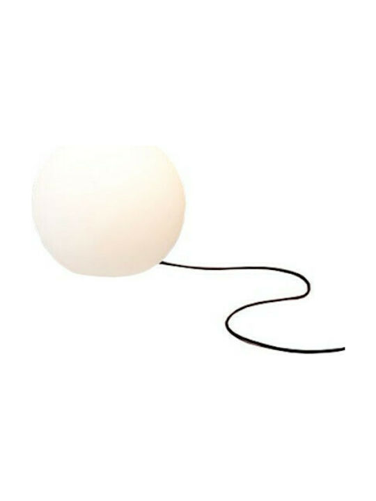 Nowodvorski Outdoor Floor Lamp Globe for Exterior Space 40W IP44 for E27 Socket White