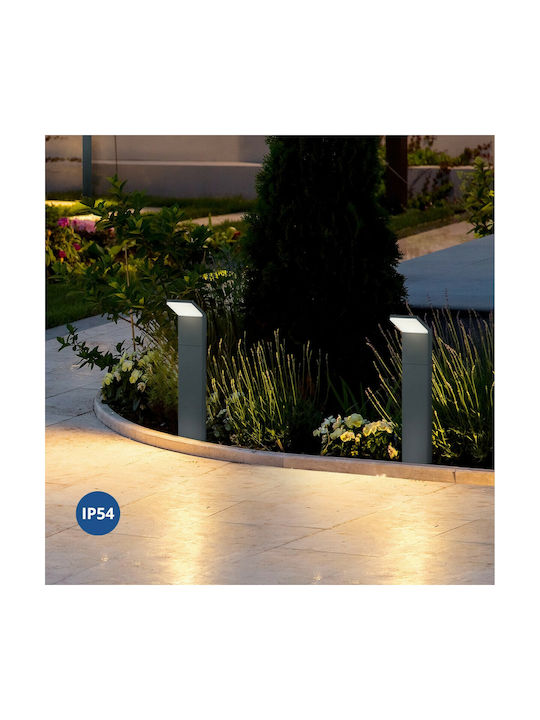 Trio Lighting Pearl Small Post Outdoor Floor Lamp 9W with Warm White Light IP54 Black