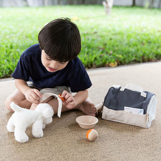 Plan Toys Set Accesorii Pentru Animale Din Lemn Pentru 3+ Ani