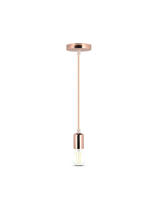 V-TAC Pendant Light Rose Gold with Socket E27 36cm