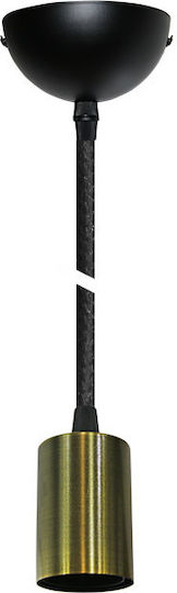 Adeleq Lustră Suspendată Negru