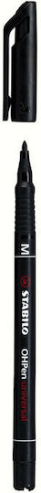 Stabilo ΟΗPen Universal M Marker pentru Folii 1mm NEGRU