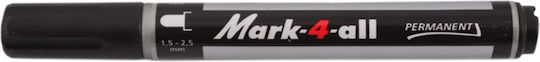 Stabilo 651 Mark 4 All Ανεξίτηλος Μαρκαδόρος Μαύρος 2.5mm