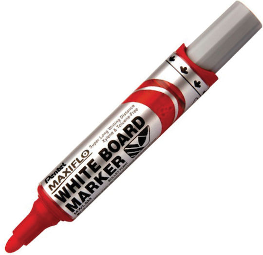 Pentel Maxiflo Μαρκαδόρος Πίνακα Κόκκινος 2.5mm