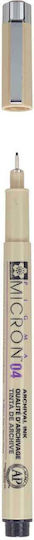 Sakura Pigma Micron 04 Μαρκαδόρος Σχεδίου Μαύρος 0.4mm