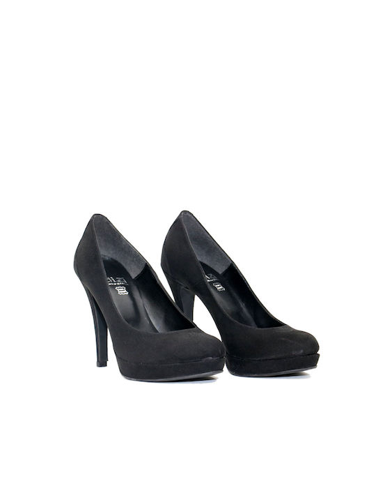 Women's Dizi 1221 Black Eco - Suede - Women's pumps