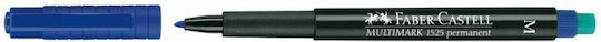 Faber-Castell Multimark 1525 CD/DVD Marker 1mm Blue
