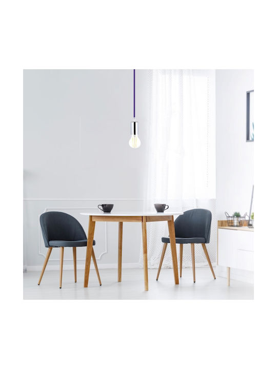 V-TAC Hängelampe Lila mit Fassung E27 36cm.