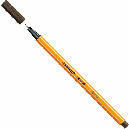 Stabilo Point 88 Μαρκαδόρος Σχεδίου Καφέ 0.4mm