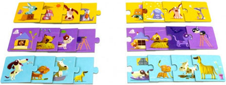 Kids Puzzle Opposites for 2+ years+ Years 12pcs Djeco