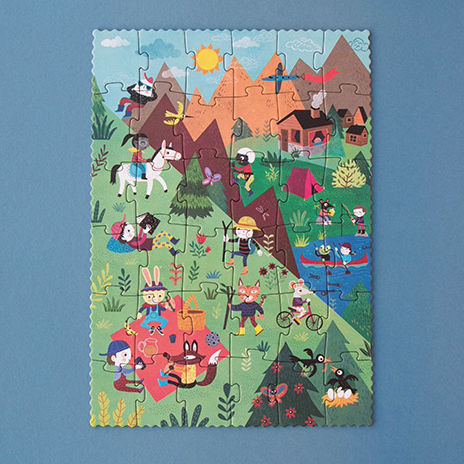 Παιδικό Puzzle Lets Go to the Mountain για 3+ Ετών 36pcs Londji