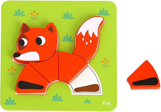 Ξύλινο Παιδικό Puzzle Mini Animals για 1+ Ετών 34pcs Tooky Toys
