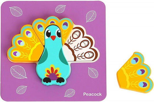 Ξύλινο Παιδικό Puzzle Mini Animals για 1+ Ετών 34pcs Tooky Toys