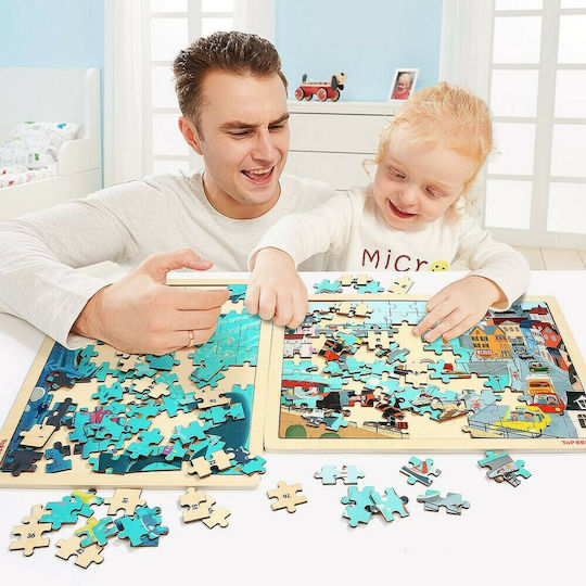 Ξύλινο Παιδικό Puzzle Underwater World για 4+ Ετών 100pcs Top Bright