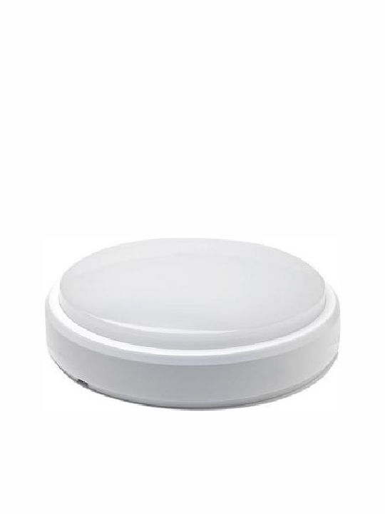 Geyer Wandmontierte Außen-Deckenleuchte LED IP54 8W mit Warmweiß Licht 15.5x5.2εκ.