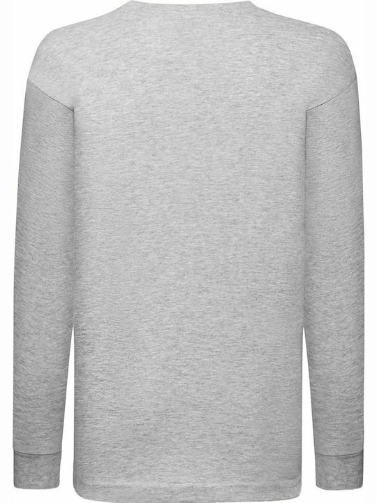 Παιδική Μπλούζα Μακρυμάνικη Light Grey