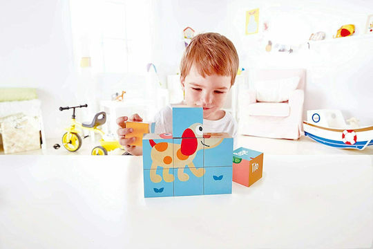 Ξύλινο Παιδικό Puzzle Pepe & Friends για 2+ Ετών 9pcs Hape
