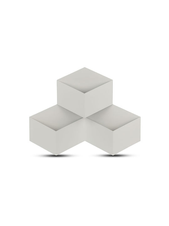 V-TAC Modern Lamp Wall with Integrated LED and Natural White Light 44x33.5x7.5cm
