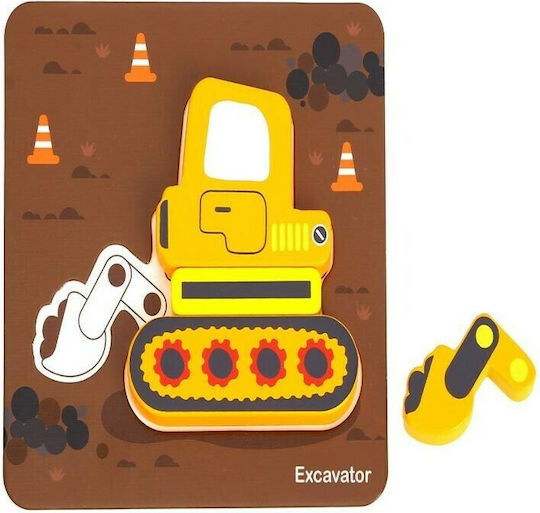 Ξύλινο Παιδικό Puzzle Μέσα Μεταφοράς 33pcs Tooky Toys